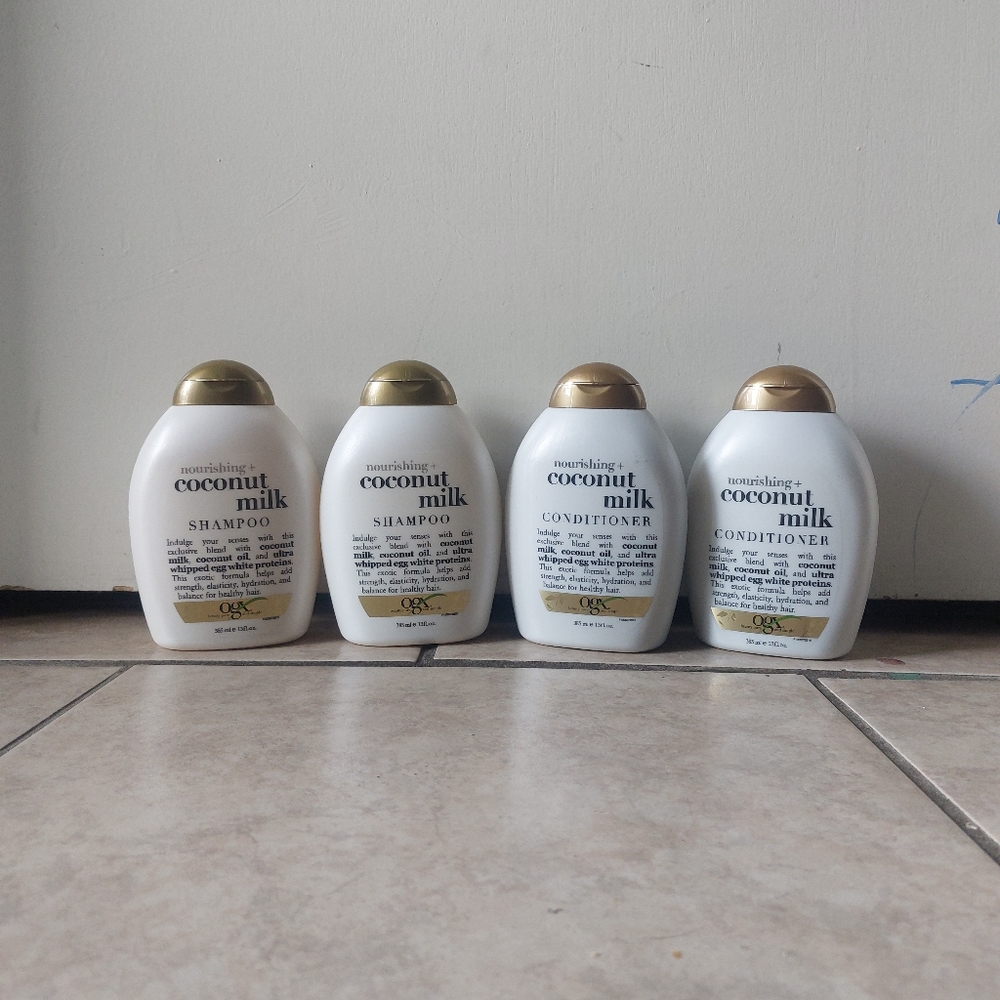Ogx coconut milk hair care bundle